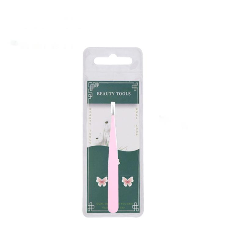 Color Eyebrow Clip Pointed Mouth Eyebrow Clip Stainless Steel Hair-Plucking Eyebrow Trimming Tool Set Eyebrow-Plucking Tweezers