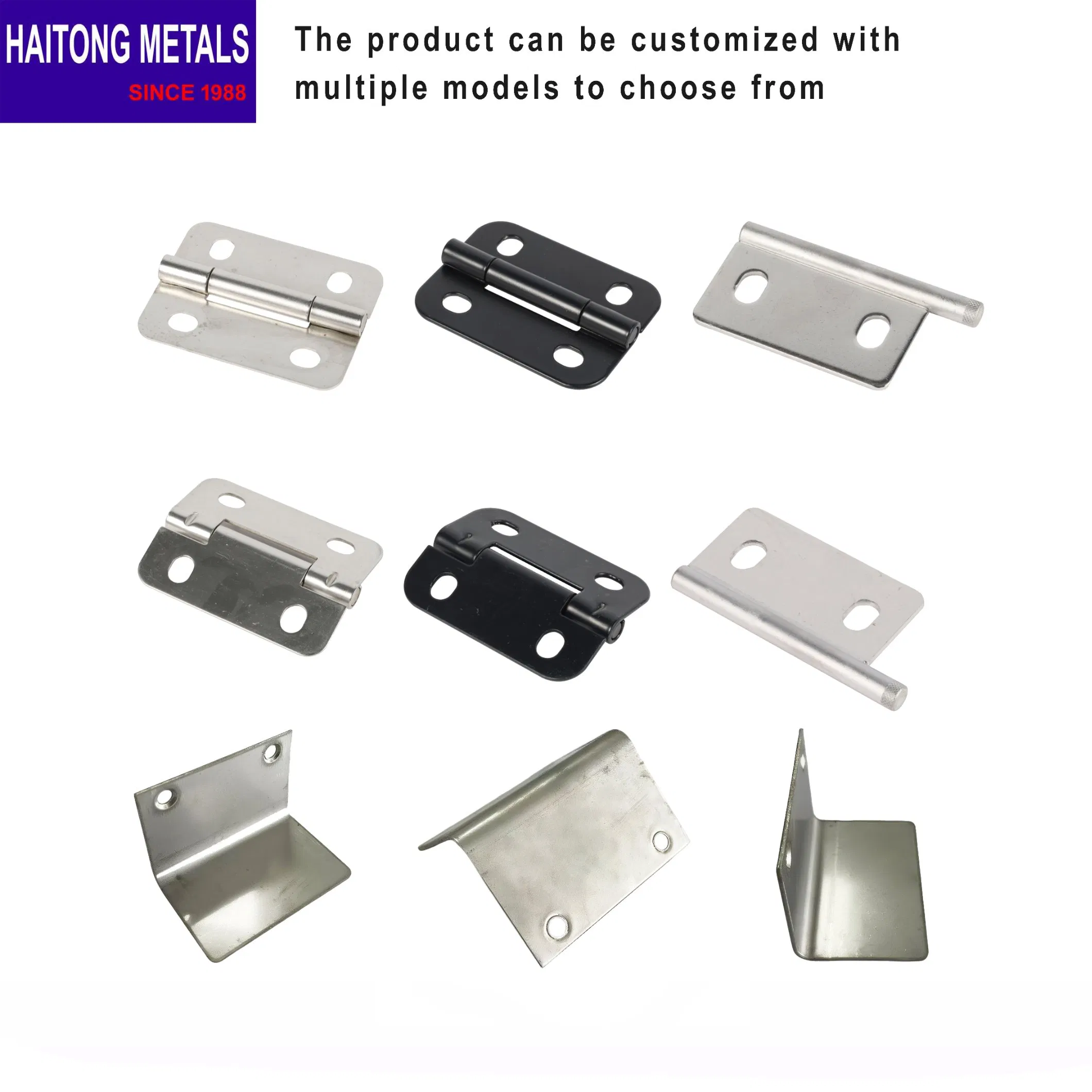 OEM ODM Thickening Hinges Sheet Metal Fabrication Metal Stamping Parts for Export