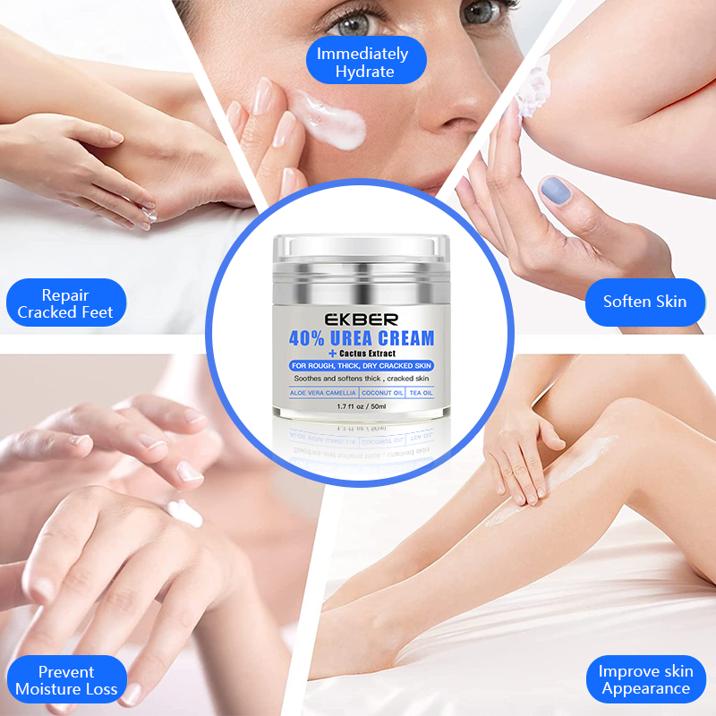 Face Cream for Dry Skin Callus Remover Cream Moisturizing Vitamin E Urea 40% Cream
