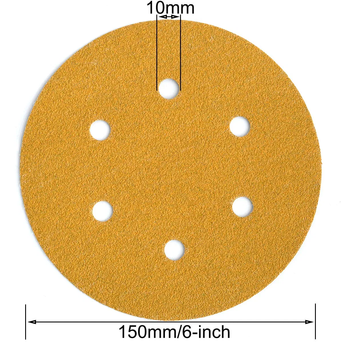 Sanding Disc Aluminum Oxid Sandpaper 125 mm Sanding Disc Sandpaper P120