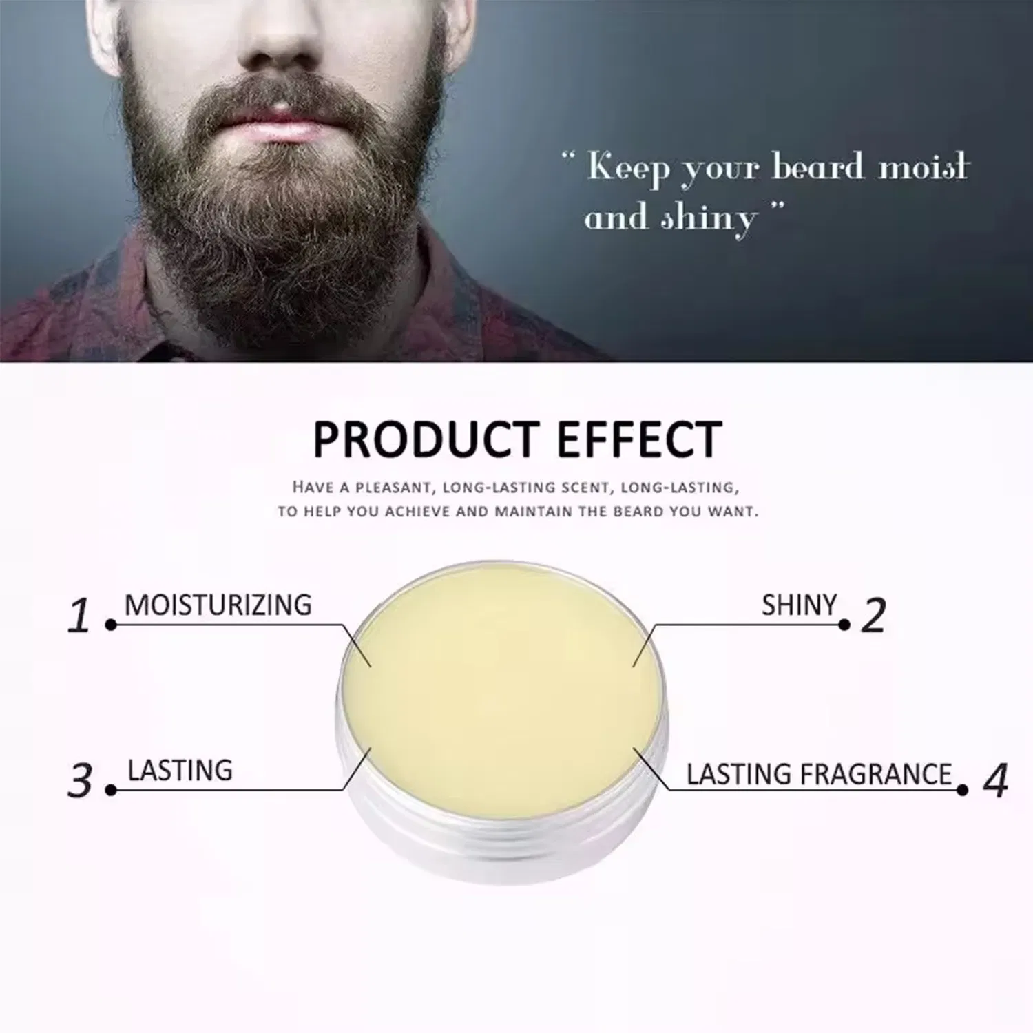 Natural Beard Care Moisturizing Professional Care Cream