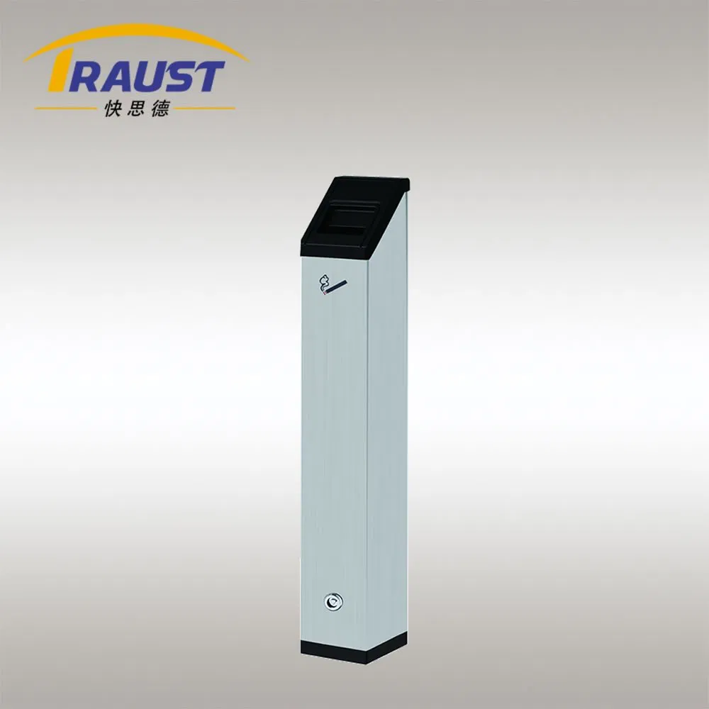 Traust Public Metal Ashtray Ash Garbage Trash Litter Bin