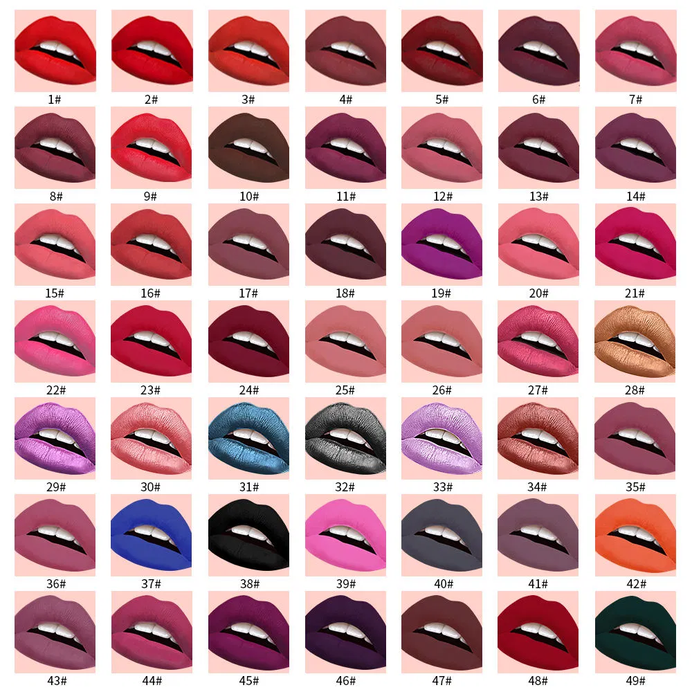 Private Label Logo Custom Lipstick Wholesale Long Lasting Waterproof Matte Lipstick
