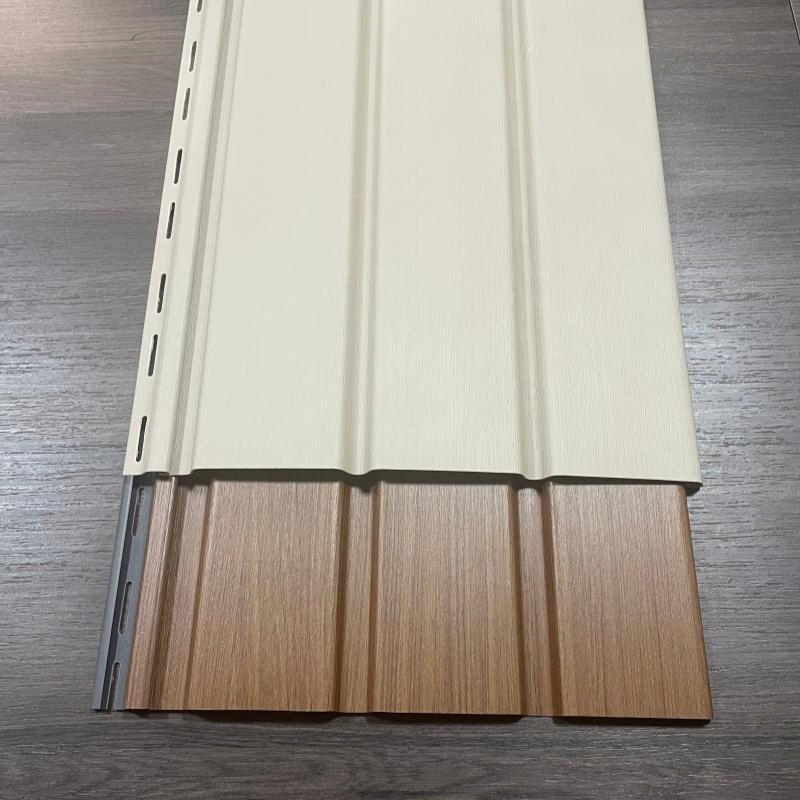 Factory Supply Economic Price Flexible 8inch Wooden Grain PVC Soffit Panels for Interior Ceiling