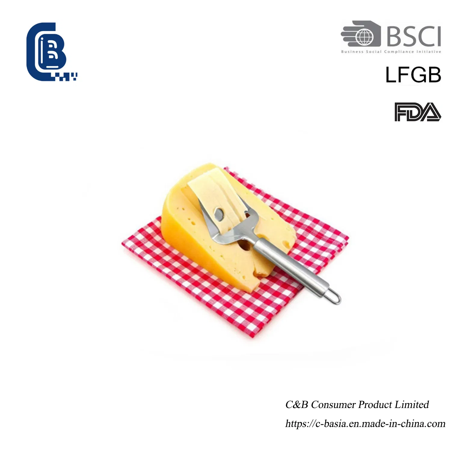 Набор из 3 ножей для сыра, золотистые