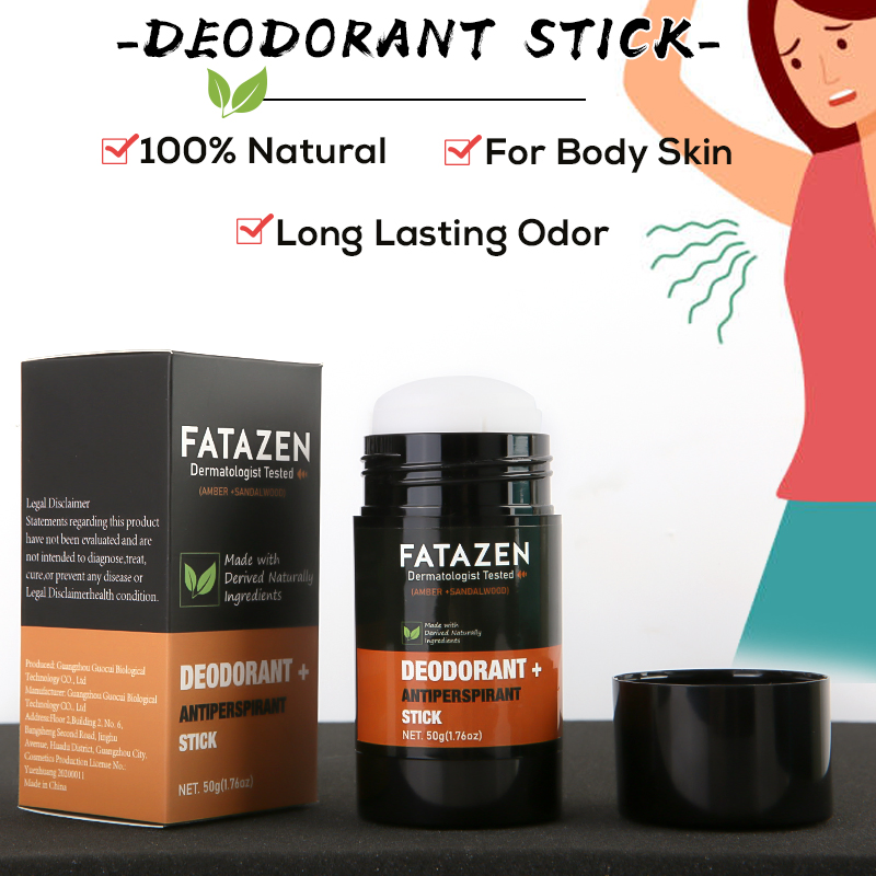 Herbal Deodorant Antiperspirant Stick Body Glide Natural Vegan Sandal Amber Sweat Odor Balm Deodorant Stick
