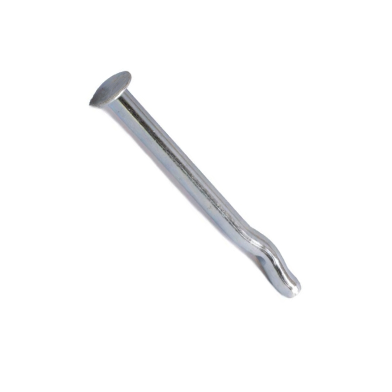 3/16 Carbon Steel Zinc Plated Pre-Expanded Mushroom Head Tamper-Proof Masonry Concrete Crimp Spike Anchors