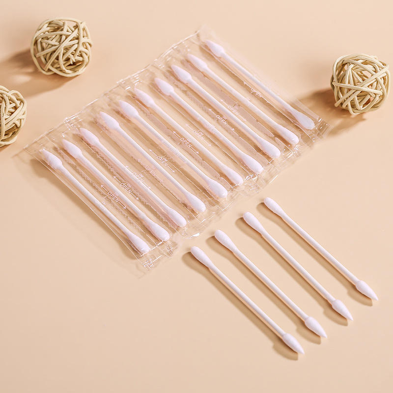 100 Pieces Double-Ended Cotton Swabs.