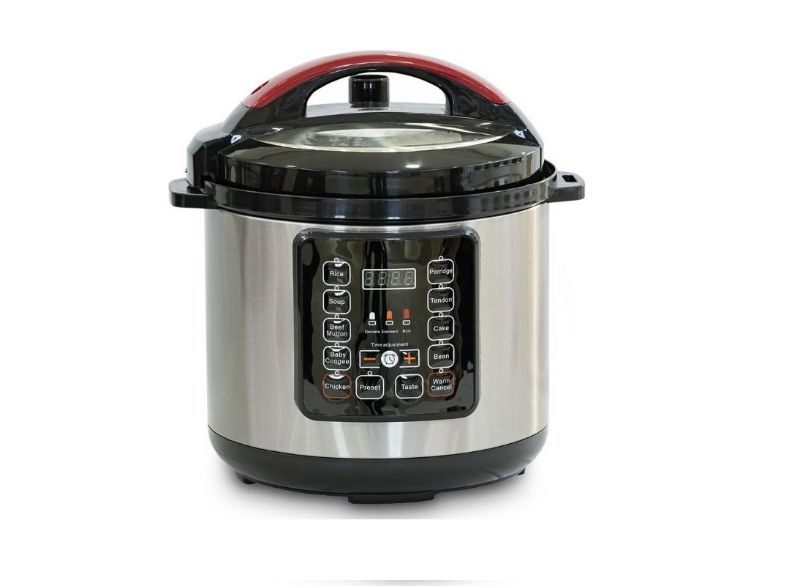 Electric Stainless Steel Multi-Functional 5L Capacity Household Pressure Cooker