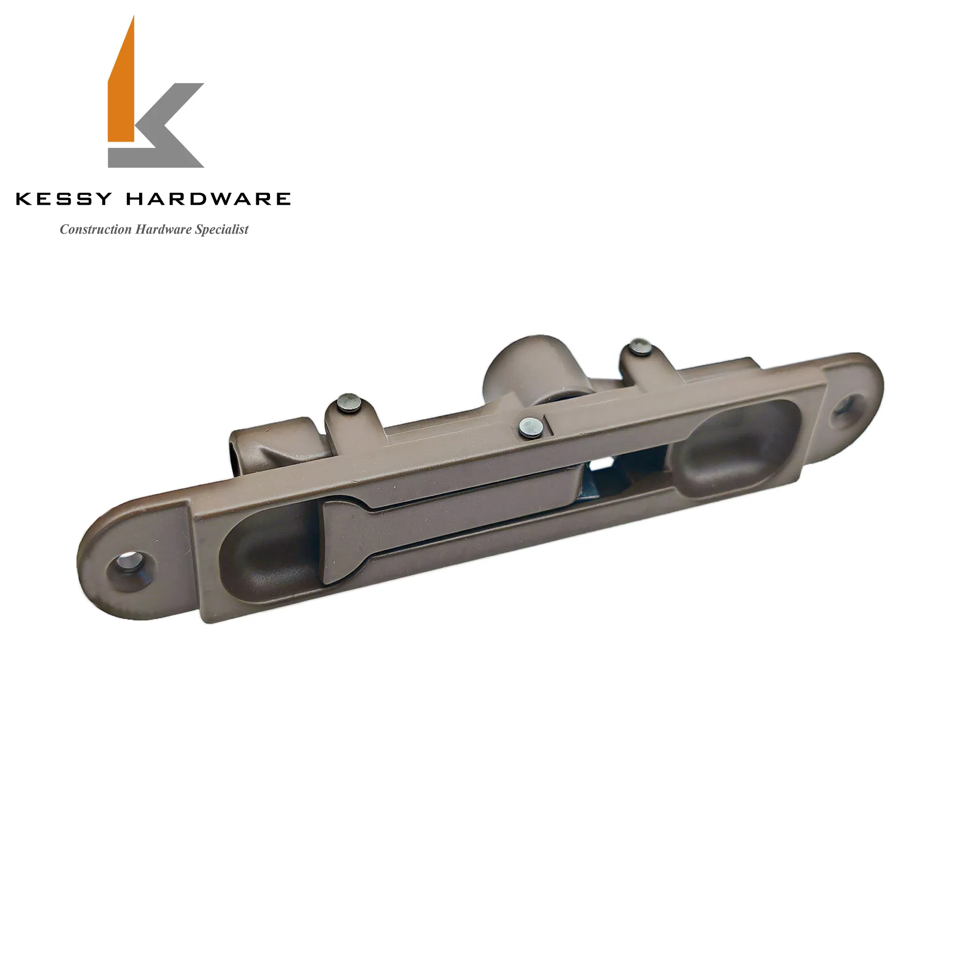 Single Flush Bolt Heavy Duty Zinc Alloy Material with 250mm Threaded Rod and Accessories