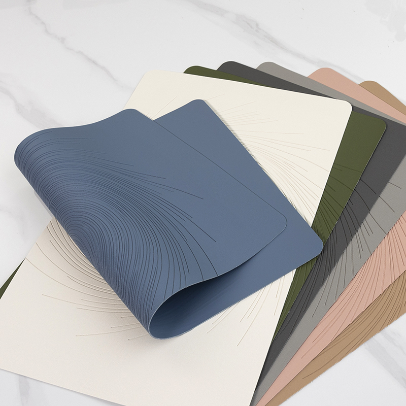 Wholesale Household Waterproof Wedding Placemat PVC Leather Luxury