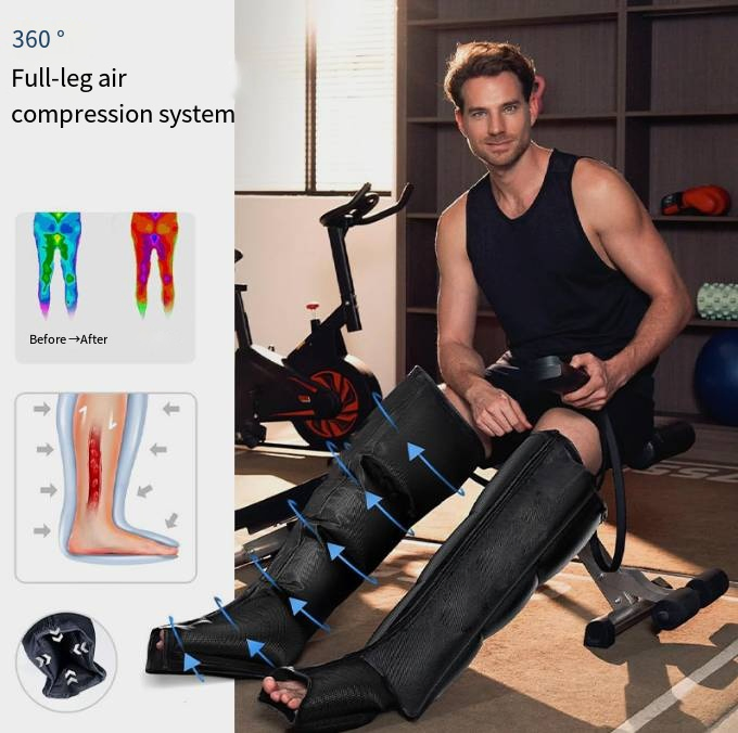 Air Eave Leg Massager Fully Wrapped with Memory Airbag