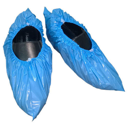 Wholesale Customized PE Plastic Blue Anti Dust Disposable Shoe Cover