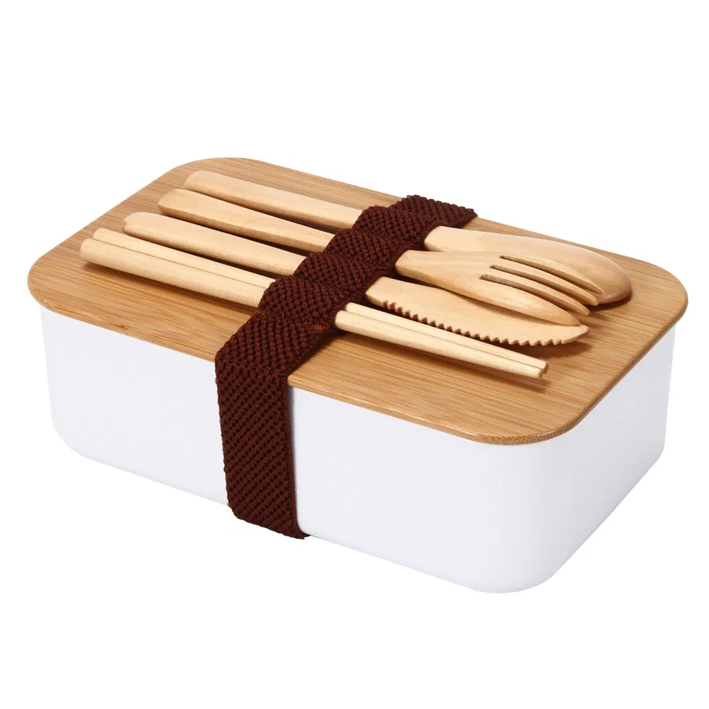 Wholesale Eco Bamboo Fiber Food Container Bamboo Fiber Bento Lunch Box