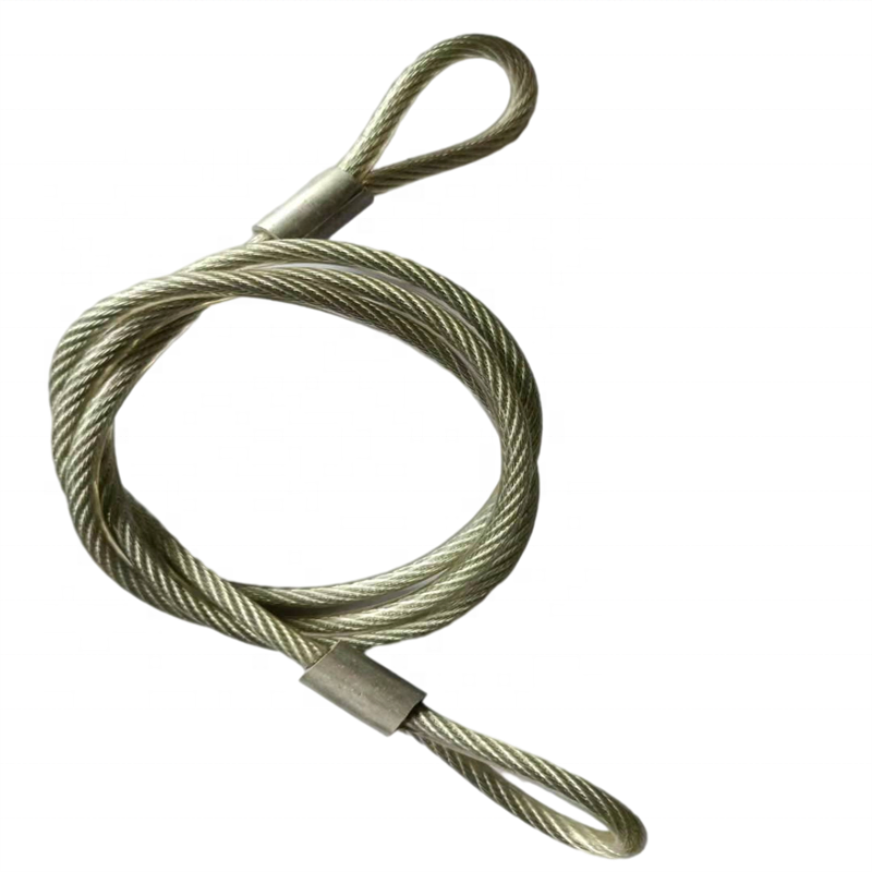 Metal Eyelet Terminals Steel Swage Eye Terminal for Wire Rope Cable