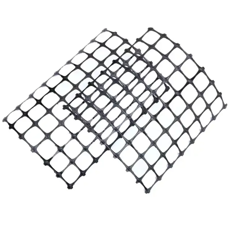 Uniaxial Geogrid and Geocell for Effective Ground Reinforcement