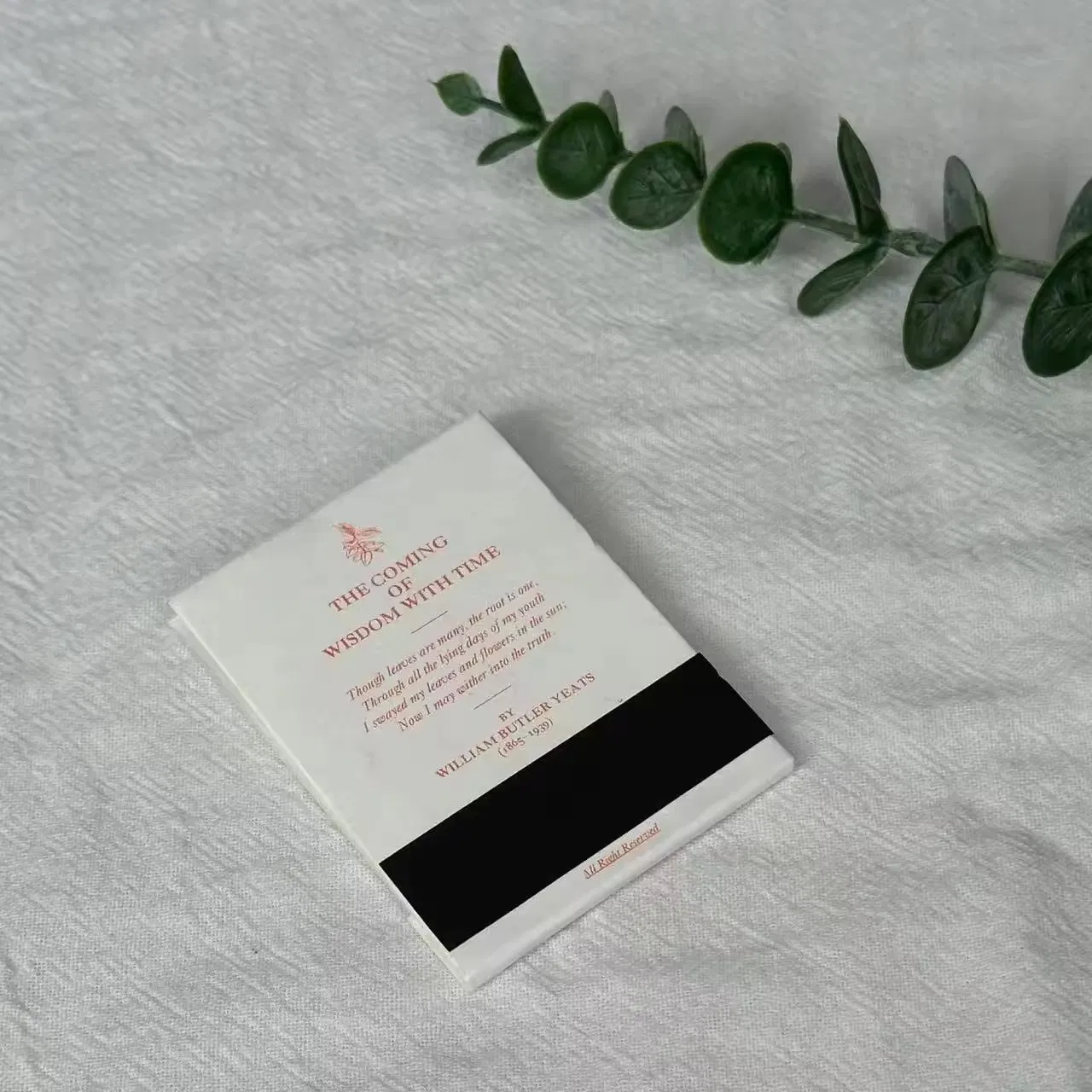 Spot Aromatherapy Candle Matchstick Matchbook Customized Logo Retro Premium Match Hotel Cigar Candle Matches