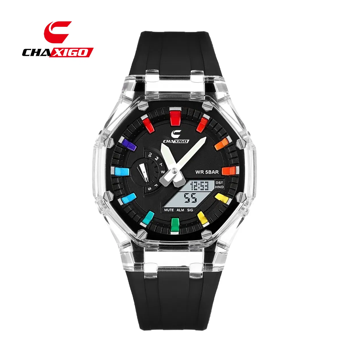 Chaxigo Men's Business Watch Luminous Waterproof Quartz Wristwatch for Men