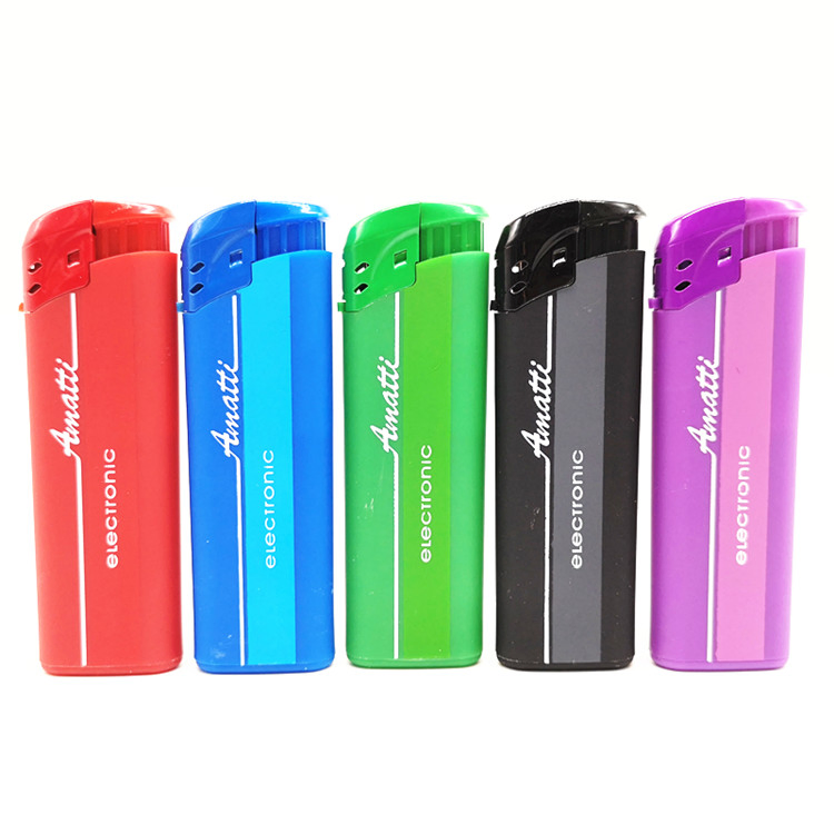 Dy-068 Dongyi Electronic Rubber Color Cigarette Gas Lighter