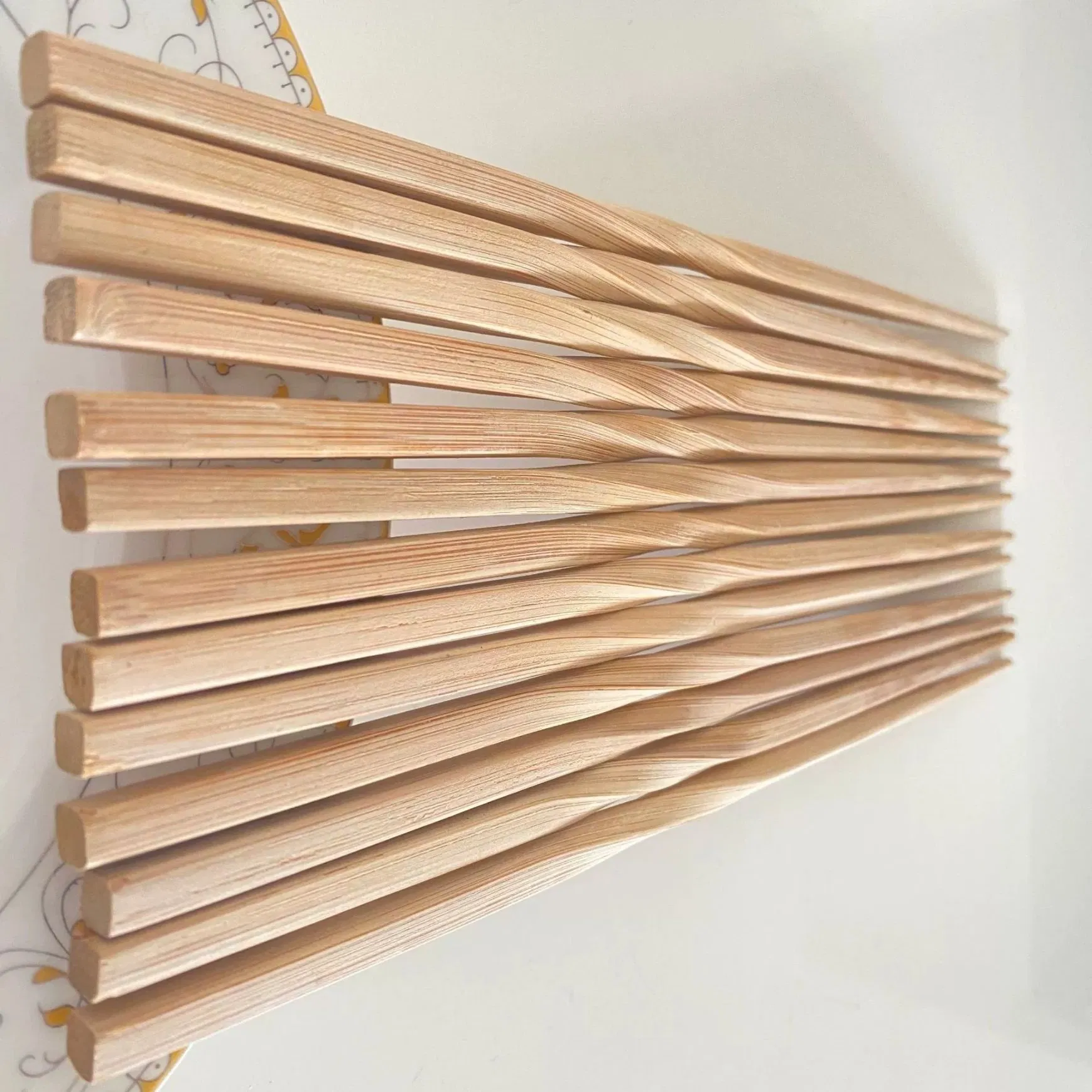 Natural White Bamboo Chopsticks for Delicious Fried Dough Twists