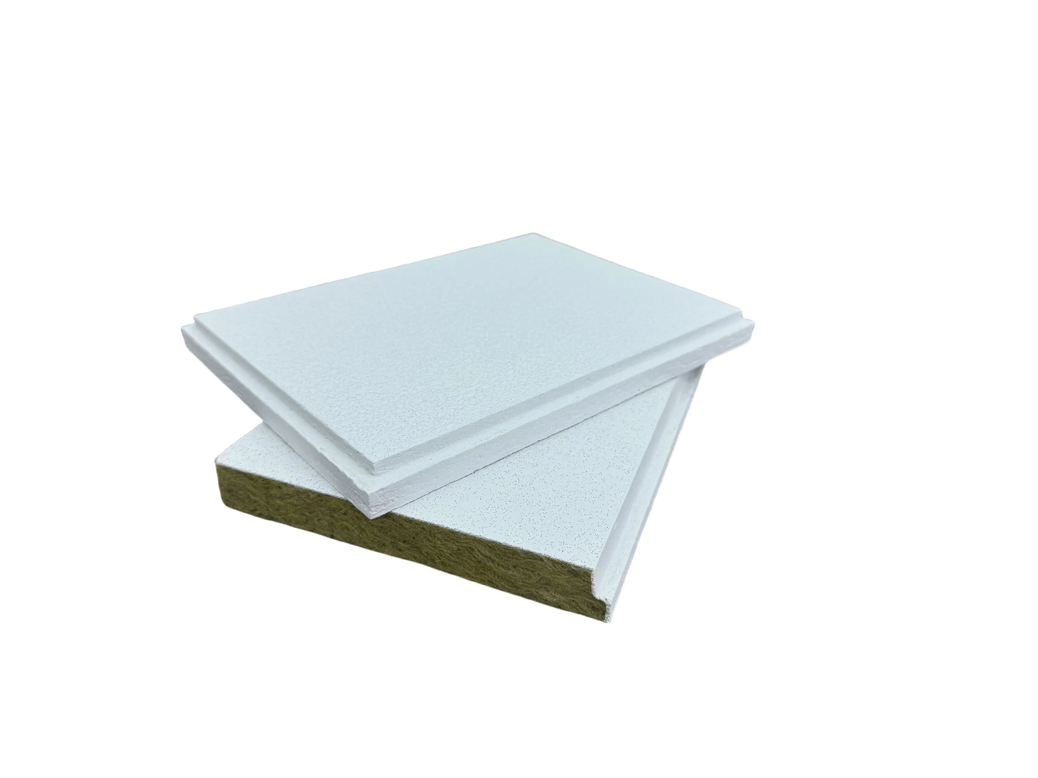 Rockwool Ceiling Panels White 600*600 Tegular Edge Acoustic Panel for Office