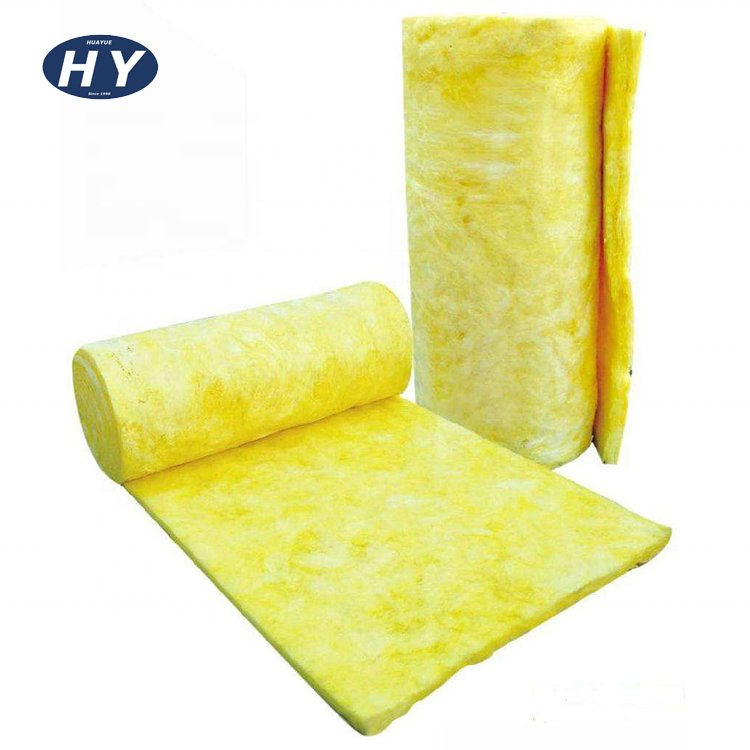 Brown Colour Thermal and Acoustic Glass Wool Insulation Eco Fiberglass Wool Roll