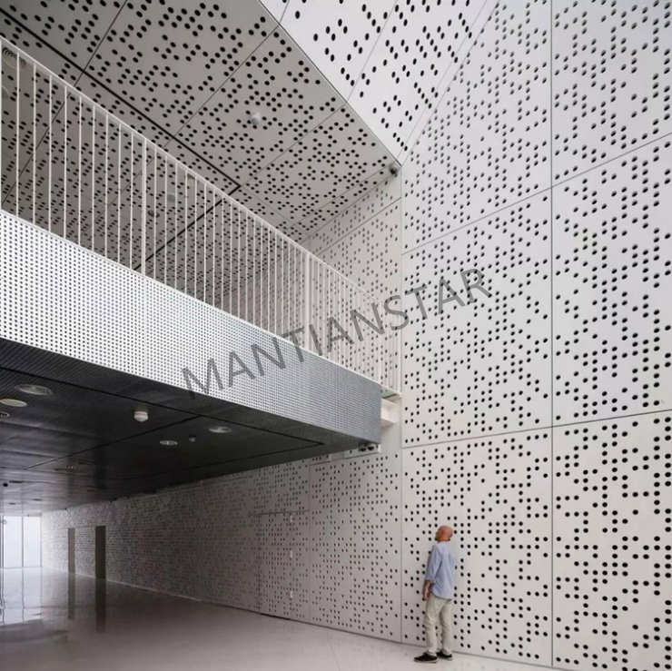 Decorative Outdoor Metal Mesh Aluminum Perforated Sheet