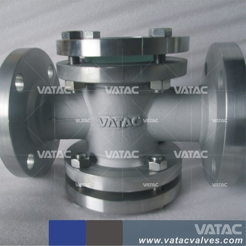 Stainless Steel Sight Glass with RF Connection