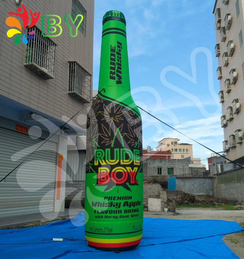 Customized Inflatable Decorative Bottle, Inflatable Advertising Wine Bottles
