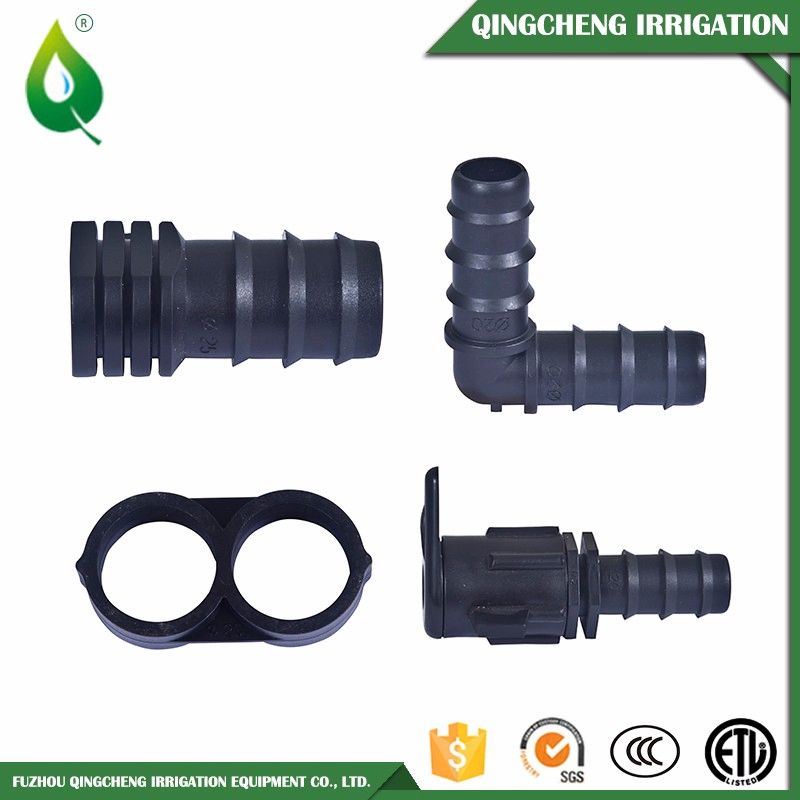 Barbed Plastic Tee Connector Irrigation Pipe Fitting