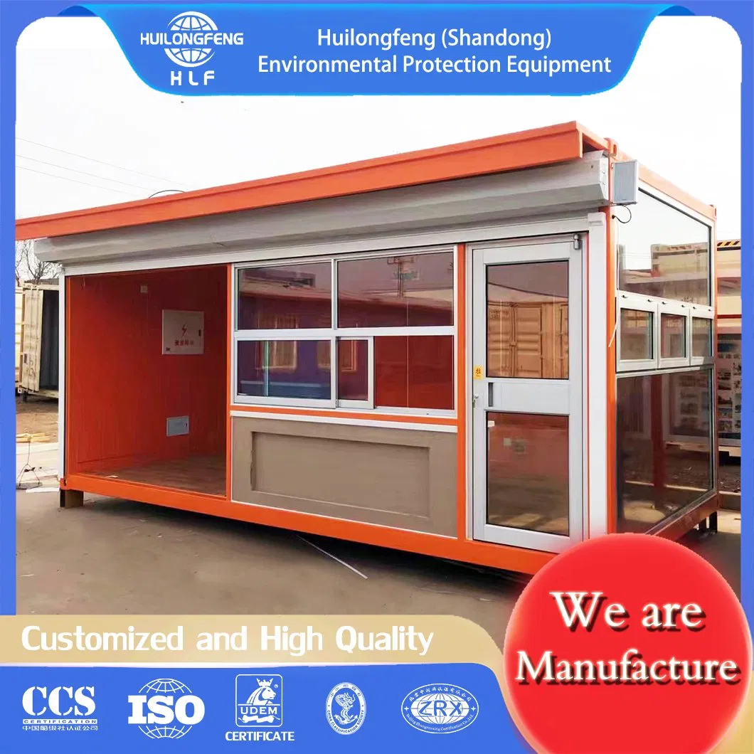 Custom-Made Prefabricated Shipping Container House/Shop/Booth with Factory Price