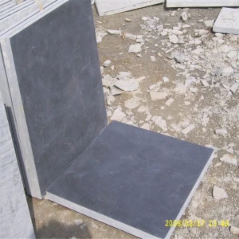 Chinese Silver Grey Bluestone / Limestone Honed Cut-to-Size Flooring Stone Tiles