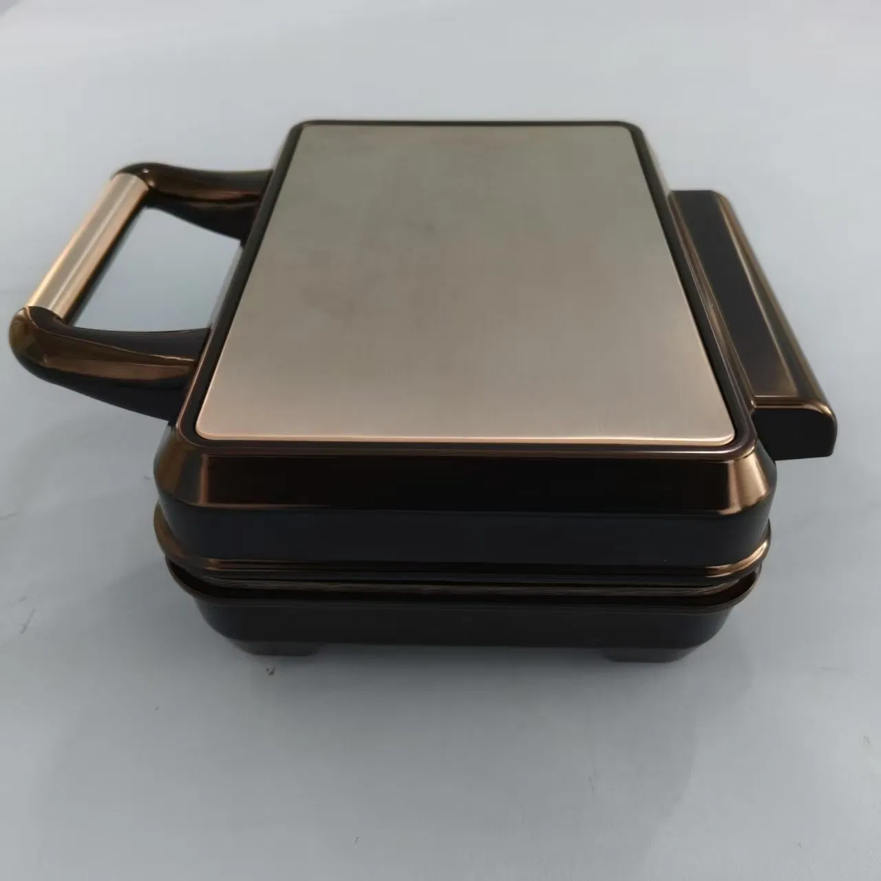 Double Non-Stick and Stainless Steel Waffle Makers for Elegant Kitchen Use with Adjustable Temperature