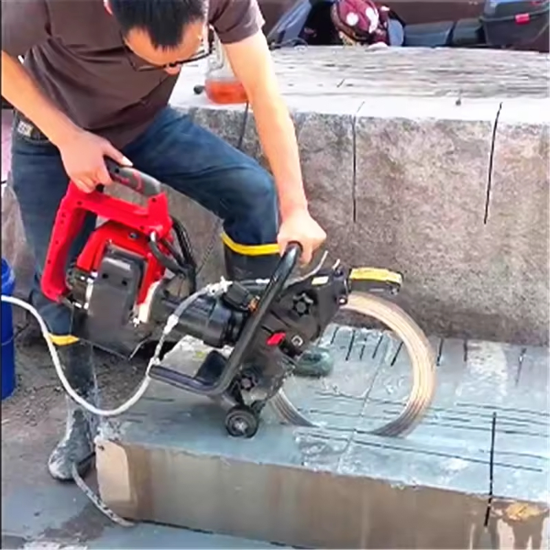 Glgw Gasoline Ring Saw Petrol Concrete Cutter Machine for Brick Cement Wall Cutting