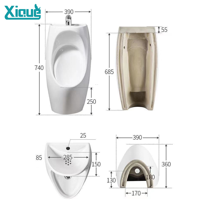 China Professional Modern Ceramic Wall-Mounted Sanitary Ware Wc Toilet Urinal for Men
