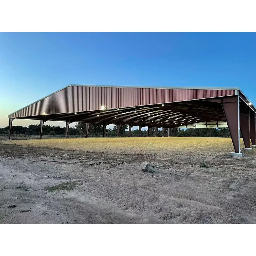 Metal Free Span Light Steel Structure Frame Building Prefabricated Indoor Horse Riding Arena Barn Shed House Hall Design