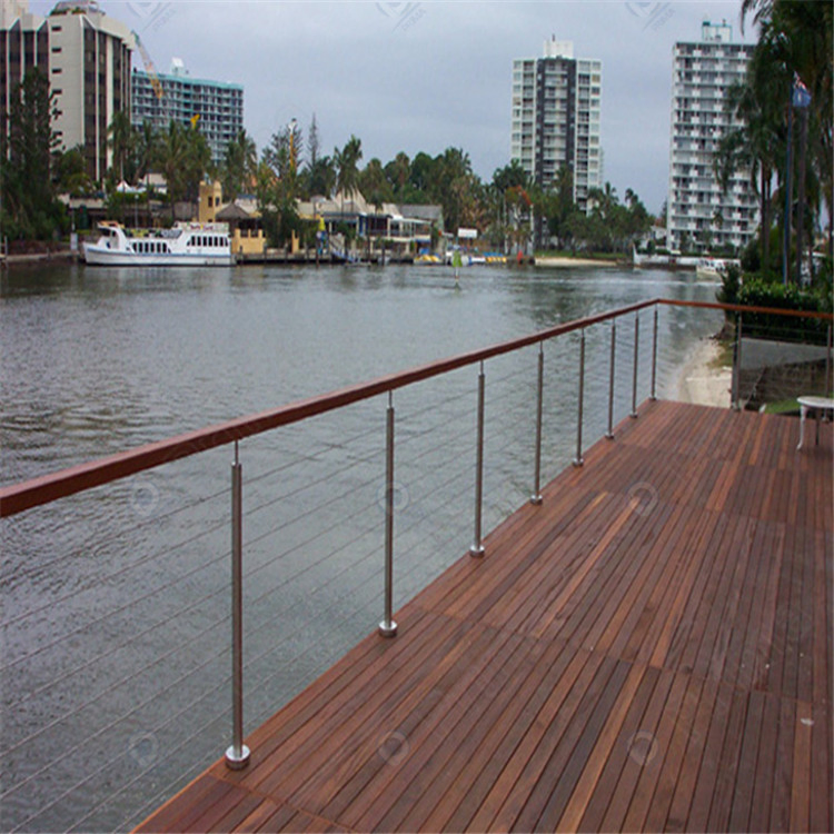 Orient Stylish Rope Railing with Modern Design Outdoor Spaces Railing