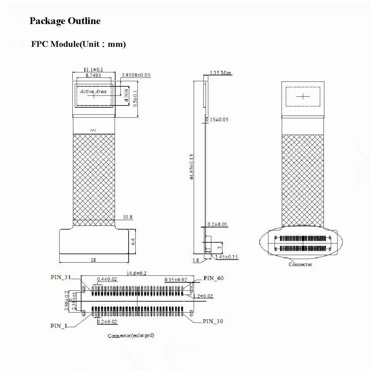 0.39 Inch Micro OLED Display