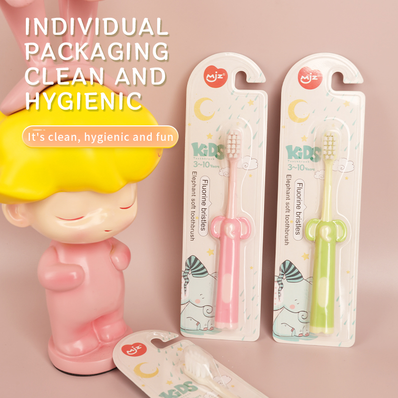 Children's New Cheap 3-12 Years Old Soft Fur Cartoon Elephant Toothbrush