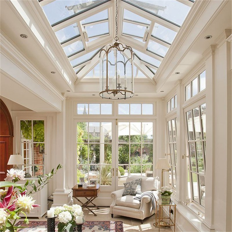 Modern Popular Conservatory Sunroom Glass House Sunhouse Customized Design