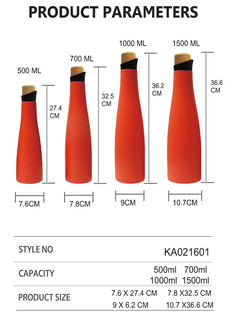 Temperature Keeping Drinking Liquid Genuine Taste Insulated Red Wine Bottle