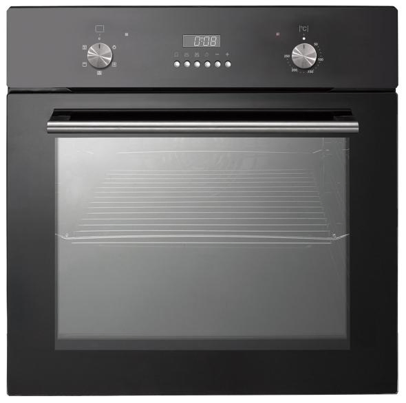 Jewin Electric Build-in Oven 70L 3000W High Quality Full Black Glass Appearance
