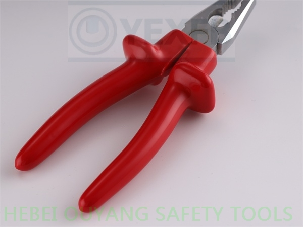 VDE 1000V 8" Insulated Dipped Combination Pliers, IEC/En60900