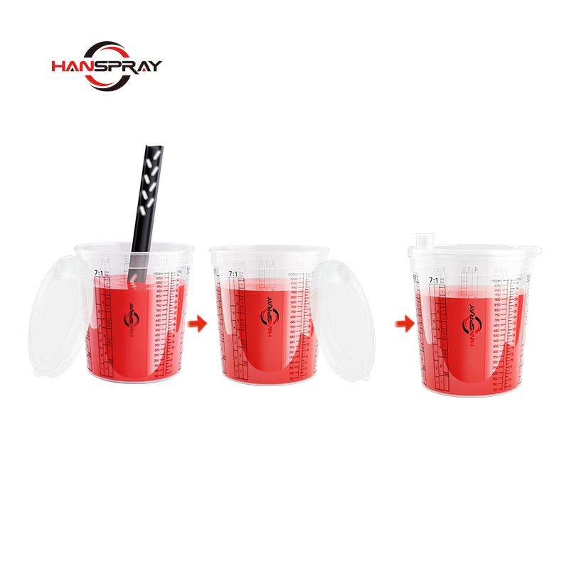 Best-Selling Plastic Paint Spray System Cups