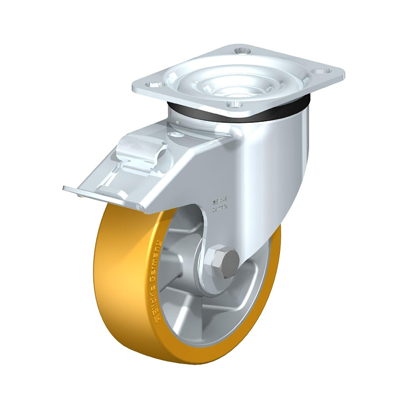 Heavy Duty Durable Precision Metal Steel Core Polyurethane Cast Iron Wheel