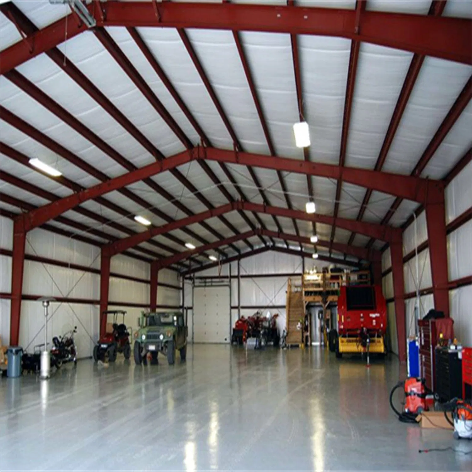 Prefabricated Light Steel Structure Agricultural Storage Machinery and Equipment Warehouse From China Supplier