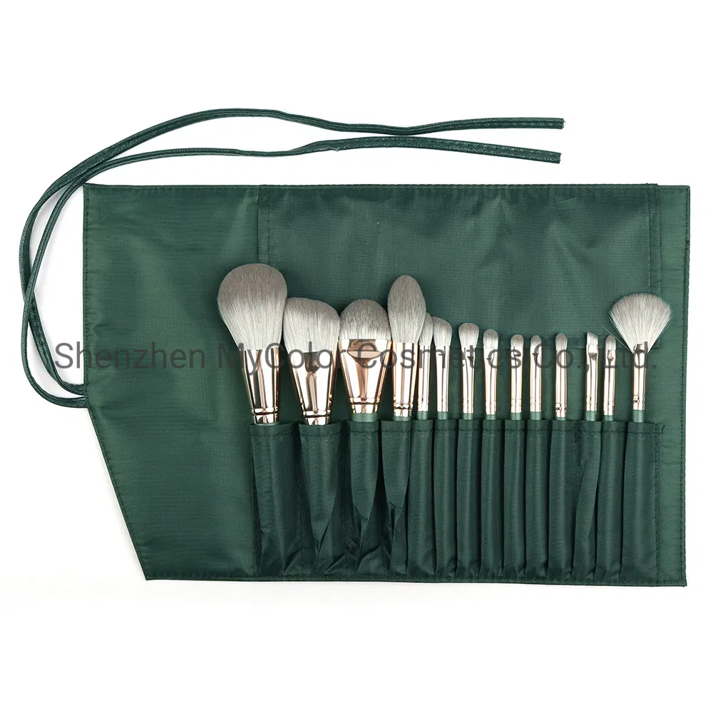 Makeup Brushes 14PCS Nylon Synthetic Blending Foundation Eye Lip Cosmetic Brush Set