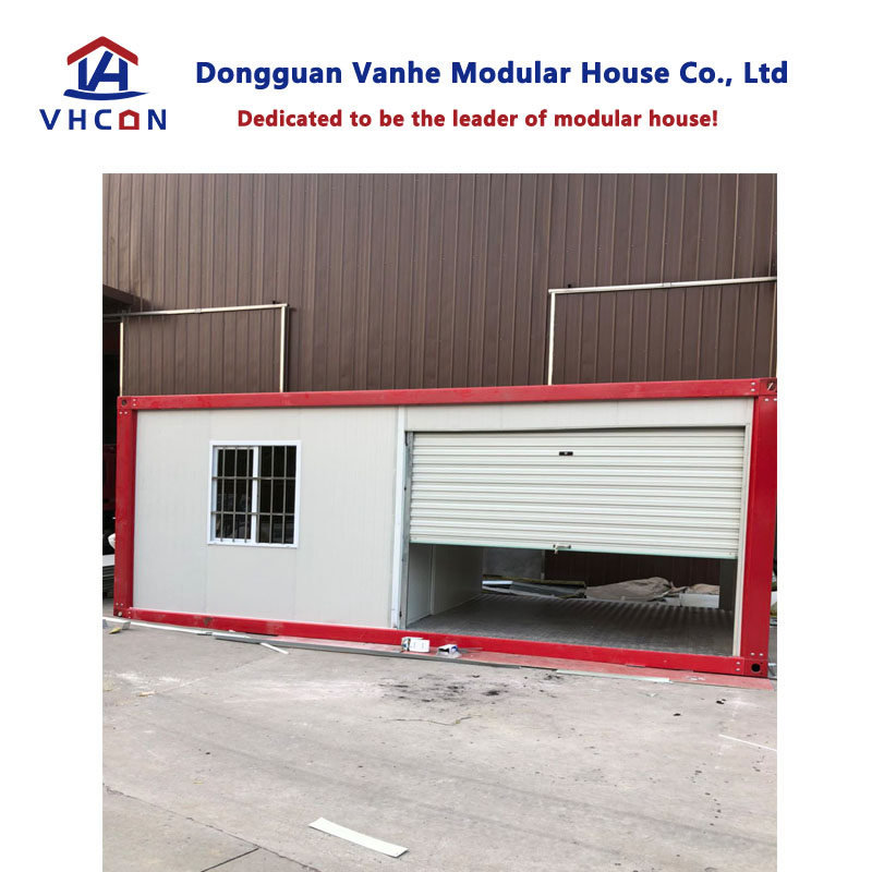 Cheap Quick Build Garage/Security Booth Container House Prefab Houses