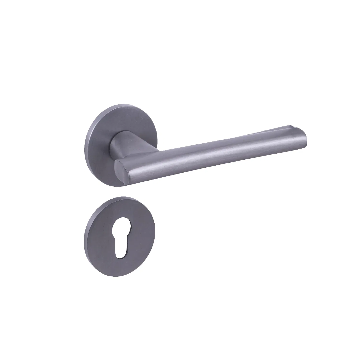 Door Hardware Door Handle Lock Aluminum Door Lock Wood Door Lock Aluminum Door Handle Gray Split Lock