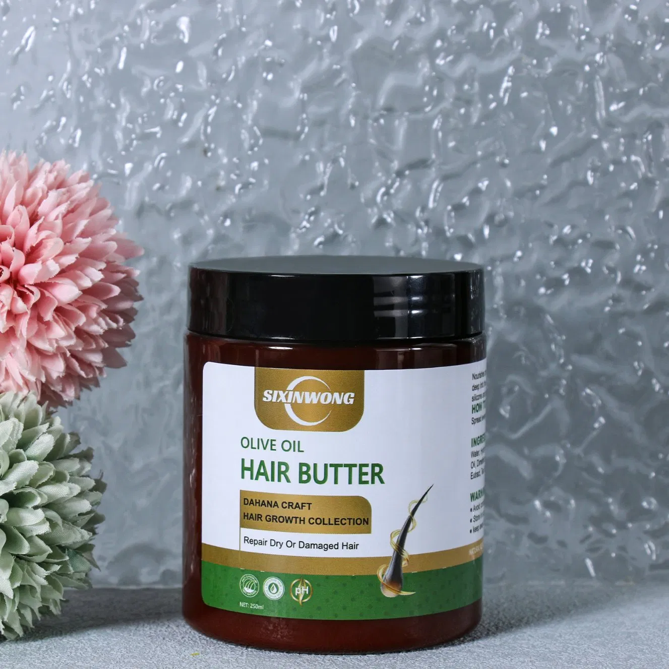 Beauty Skin Olive Oli Stimulates Hair Growth Nutrient-Rich Keratin Hair Butter
